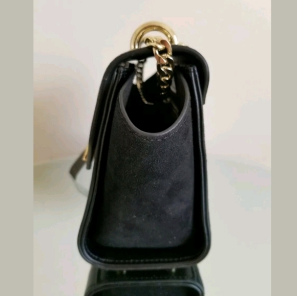 BCBGMAXAZRIA Evianna Black Lizard Bag - Picture 2 of 8